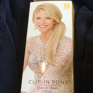 Chiristie Brinkley clip-in pony tail